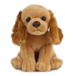 Peluche chiot cocker spaniel - 21 cm
