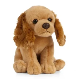 Peluche chiot cocker spaniel - 21 cm