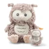Peluche chouette Ollie avec boîte à musique - 21 cm