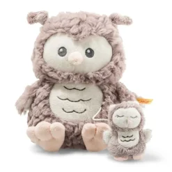 Peluche chouette Ollie avec boîte à musique - 21 cm