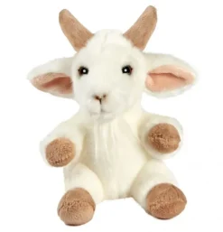 Peluche chèvre - 17 cm
