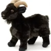 Peluche chèvre de montagne noire - 29 cm
