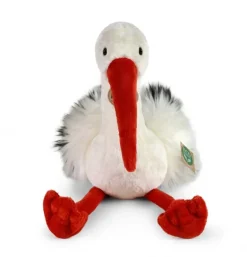 Peluche cigogne - 39 cm