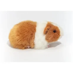 Peluche cochon d'Inde doré et blanc - 20 cm