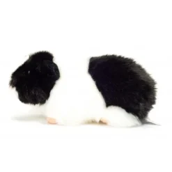 Peluche cochon d'Inde noir et blanc - 20 cm