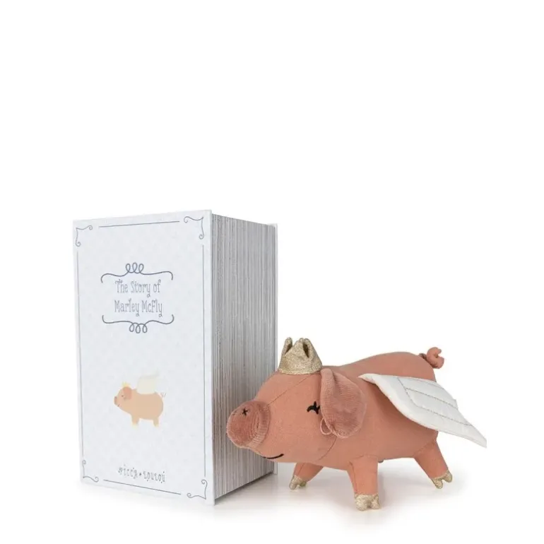 Peluche cochon volant Marley McFly - 20 cm