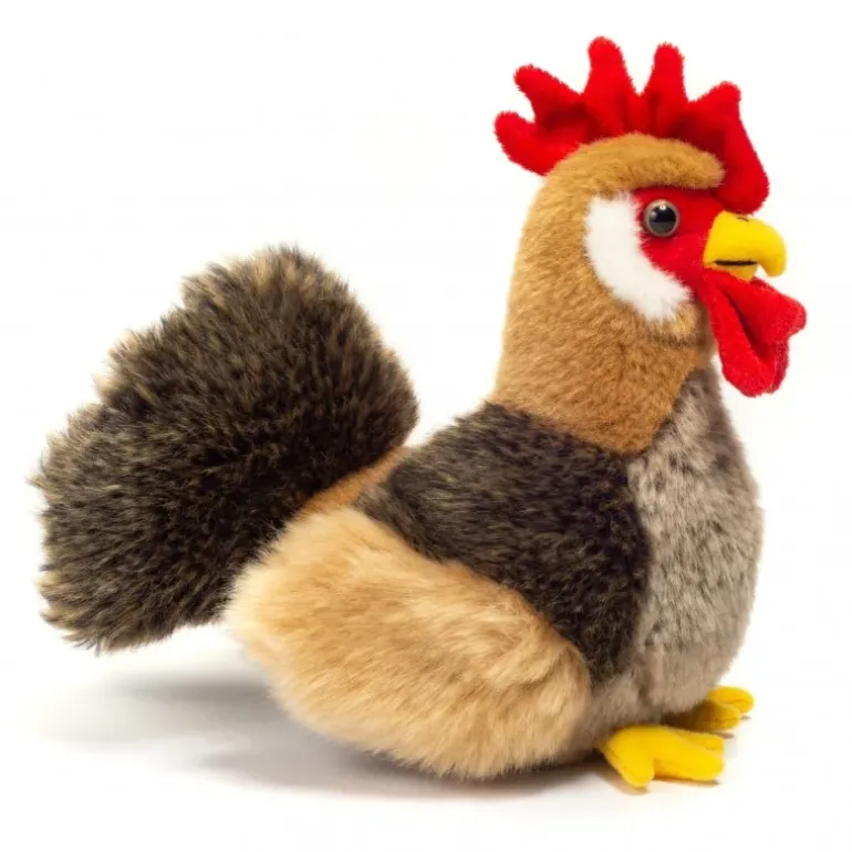 Peluche coq - 17 cm