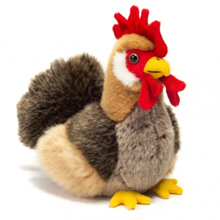 Peluche coq - 17 cm