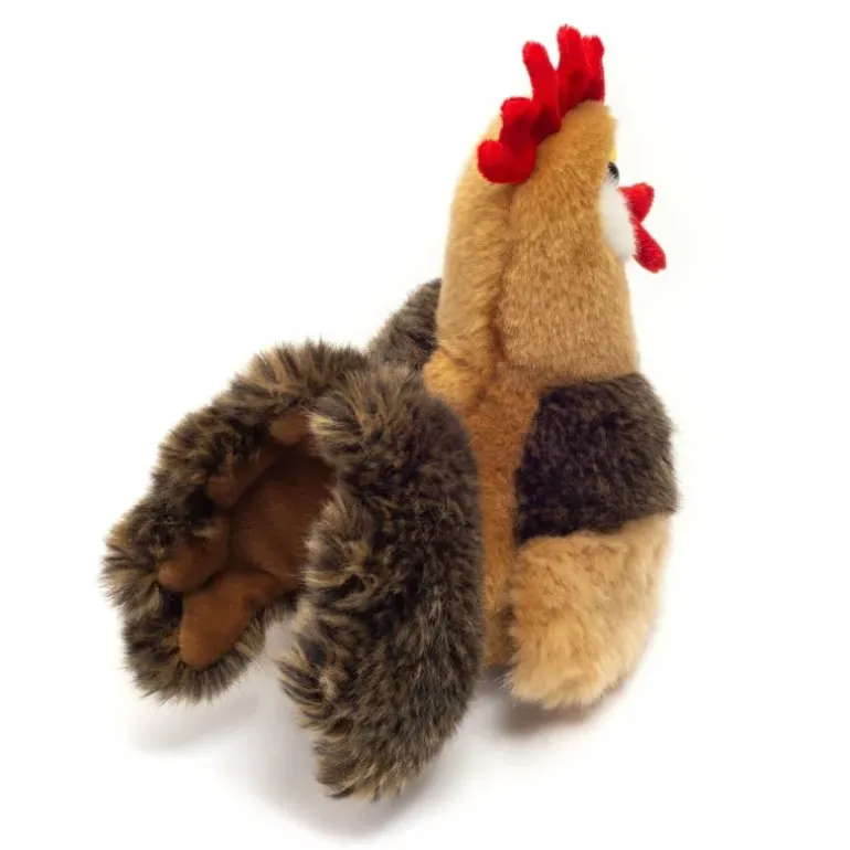 Peluche coq - 17 cm