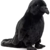 Peluche corbeau avec croassement