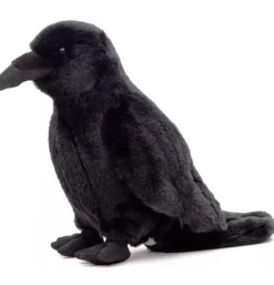 Peluche corbeau avec croassement