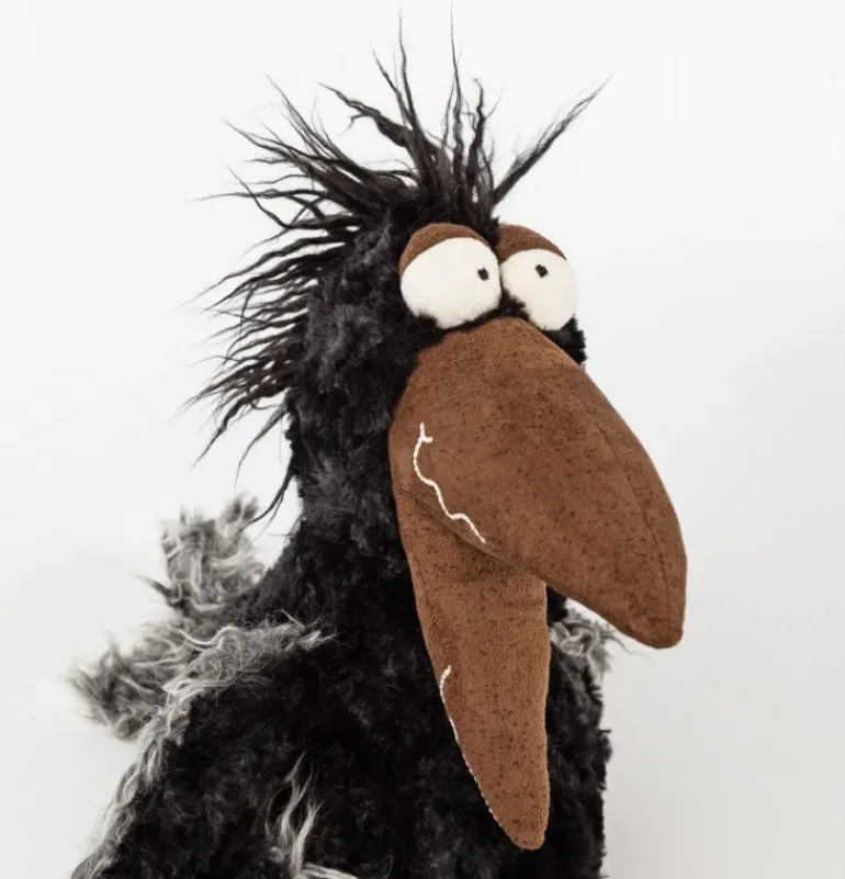 Peluche corbeau "July Jewels"