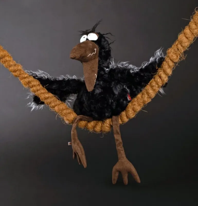Peluche corbeau "July Jewels"