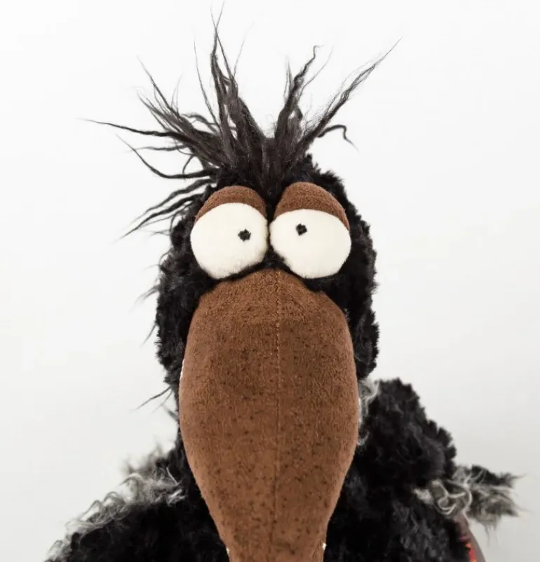Peluche corbeau "July Jewels"