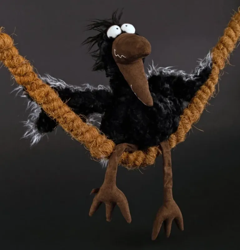 Peluche corbeau "July Jewels"