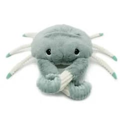 Peluche crabe maman et son bébé Cassecou menthe