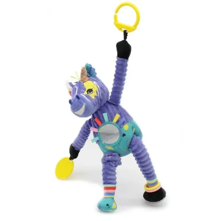 Peluche d’activité bébé nomade Kiprokos Le Zèbre