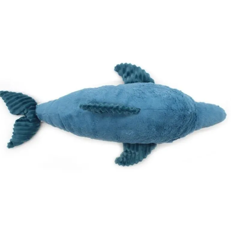 Peluche dauphin Tofou maman et son bébé bleu