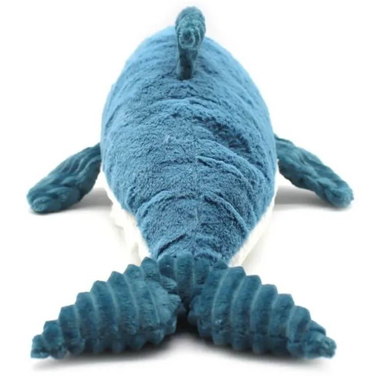 Peluche dauphin Tofou maman et son bébé bleu