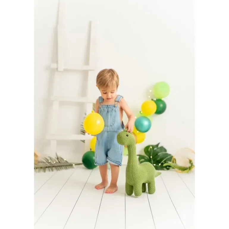 Peluche dinosaure en crochet MINI