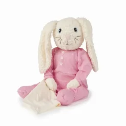 Peluche doudou lapin Hoopsi rose