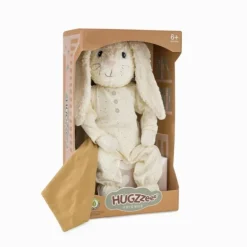 Peluche doudou lapin Hoopsi crème