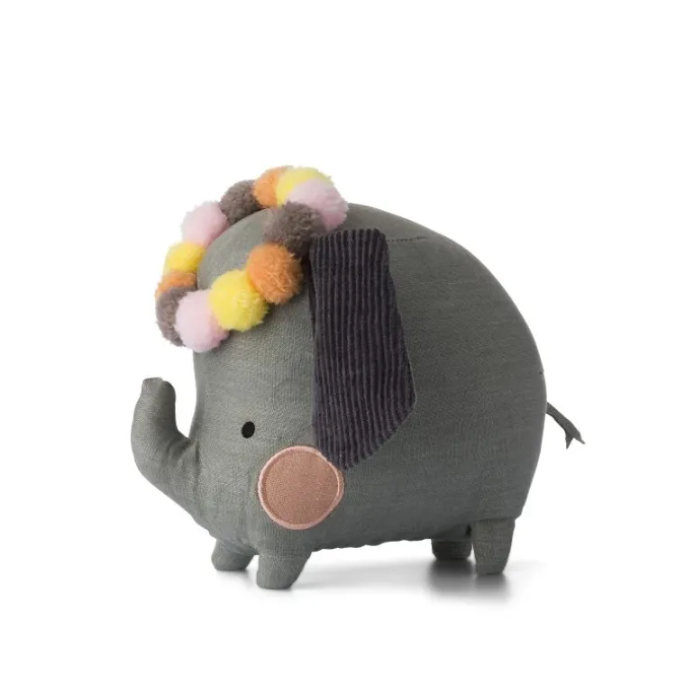 Peluche Eléphant dans boîte cadeau