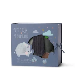 Peluche Eléphant dans boîte cadeau