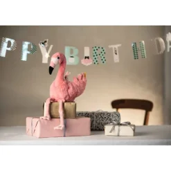 Peluche flamant rose Jill - 30 cm