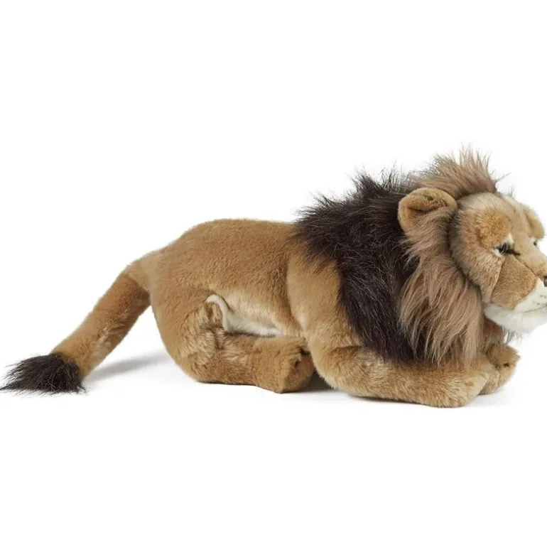 Peluche Grand Lion Mâle - 45 cm