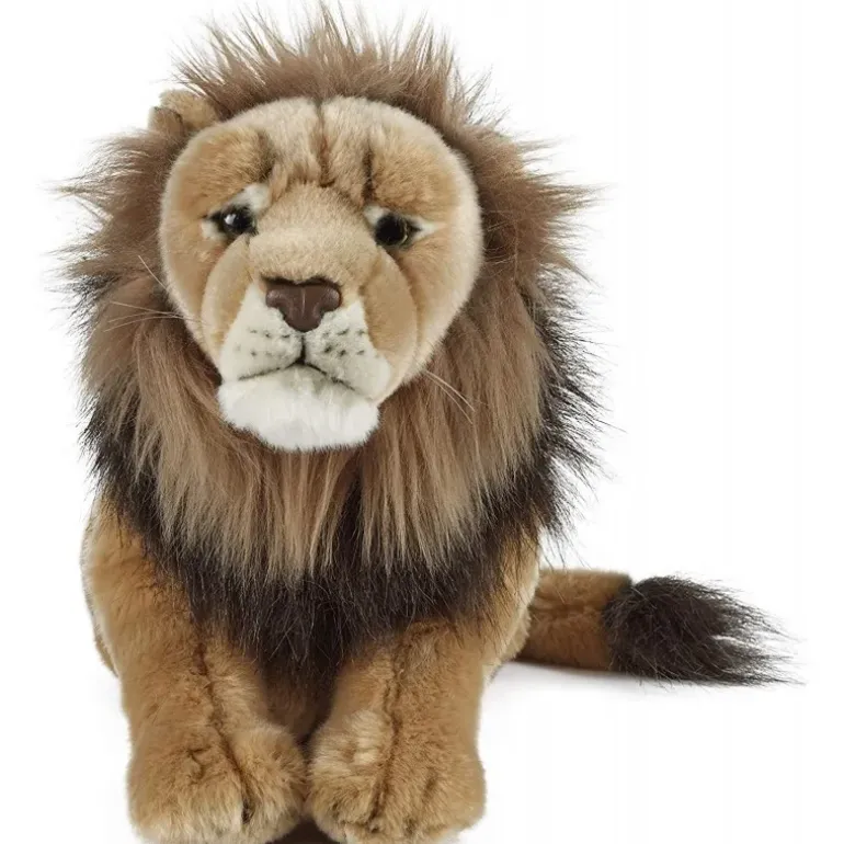 Peluche Grand Lion Mâle - 45 cm