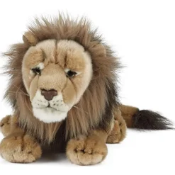 Peluche Grand Lion Mâle - 45 cm