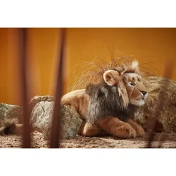 Peluche Grand Lion Mâle - 45 cm