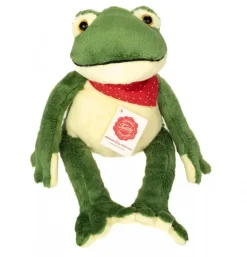 Peluche grenouille souple - 28 cm