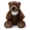 Peluche grizzly marron WWF ECO - 25 cm
