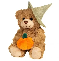 Peluche Halloween avec citrouille - 20 cm