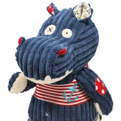 Peluche hippopotame Hippipos bleu