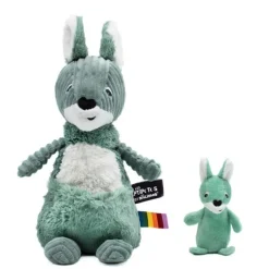 Peluche kangourou Allezou vert
