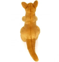 Peluche kangourou avec bébé - 30 cm