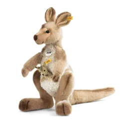 Peluche Kangourou Kango avec bébé