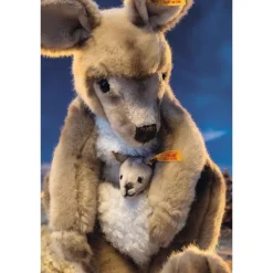 Peluche Kangourou Kango avec bébé