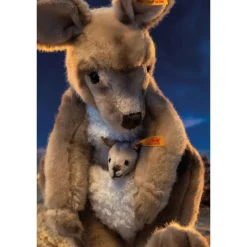 Peluche Kangourou Kango avec bébé