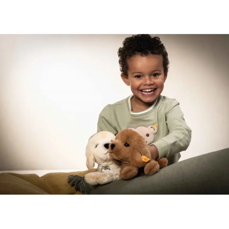 Peluche labrador Lenny blond - 23 cm