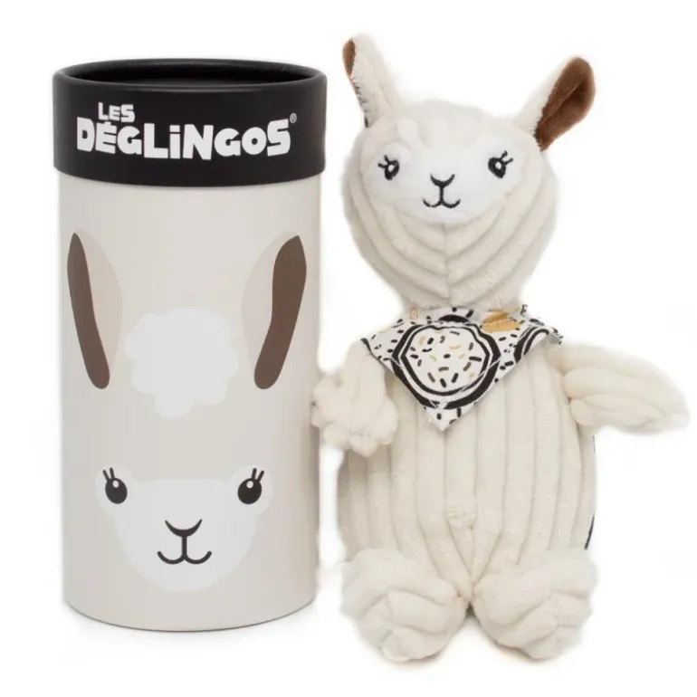 Peluche lama Petit Simply Muchachos en boîte