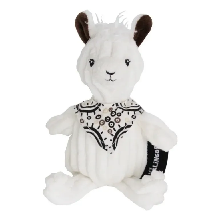 Peluche lama Petit Simply Muchachos en boîte