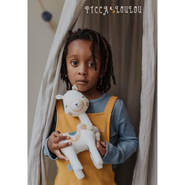 Peluche Lama Picca Loulou dans boîte cadeau