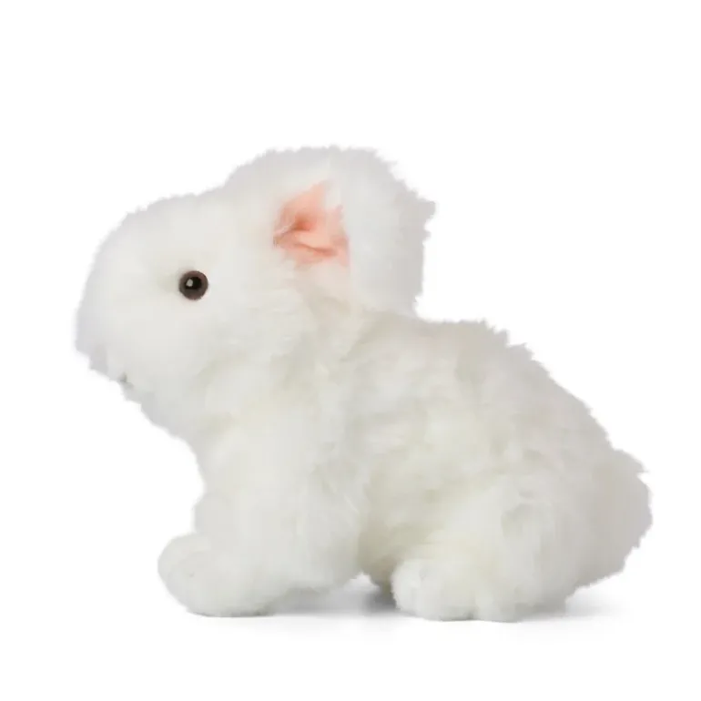 Peluche Lapin angora assis WWF - 20 cm