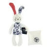 Peluche lapin avec Doudou – Île aux fleurs motif Triskel