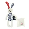 Peluche lapin avec Doudou – Île aux fleurs motif Soleil