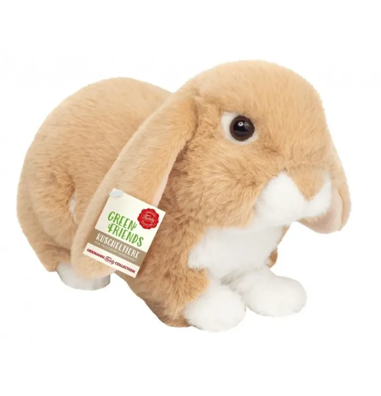 Peluche lapin beige - 23 cm